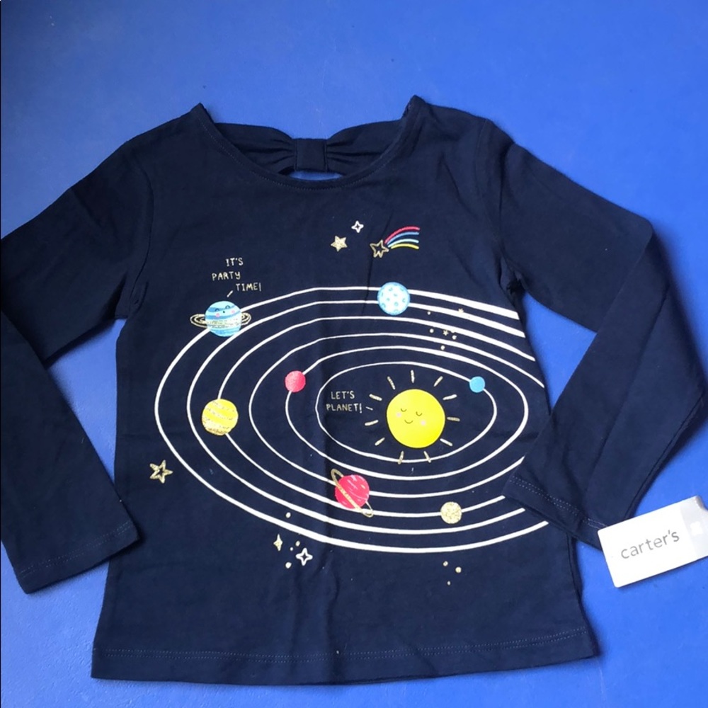 Carters 3T Space Shirt with Tags